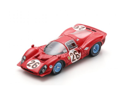 FERRARI 412P N°26 3rd 24H DAYTONA 1967 LOOK SMART 1/43°